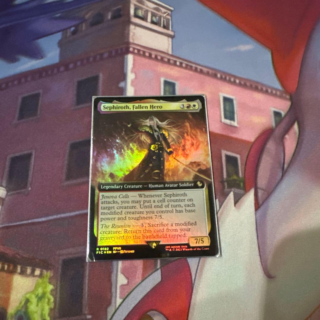 MTG 墜ちた英雄、セフィロス　拡張foil