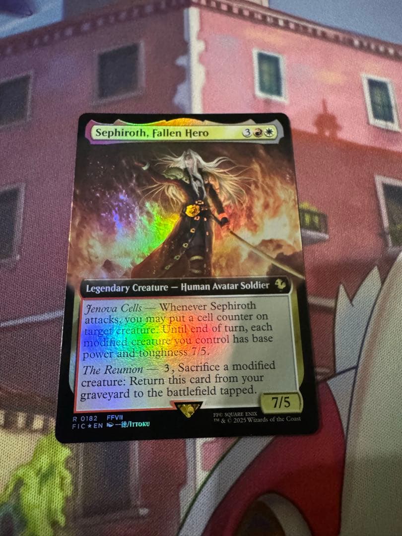 MTG 墜ちた英雄、セフィロス　拡張foil