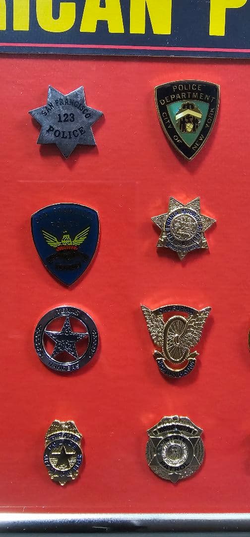 【最終価格】アメリカ警察バッジコレクション 24個
