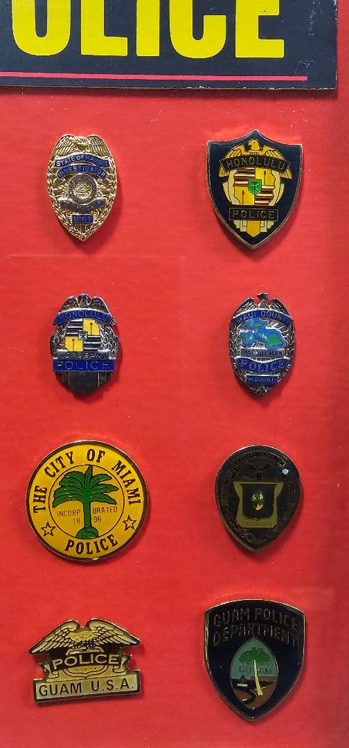 【最終価格】アメリカ警察バッジコレクション 24個