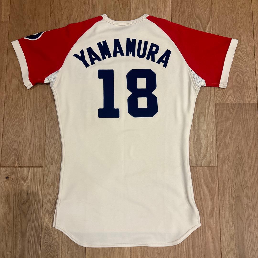 【美品】近鉄バファローズ　山村達也　実使用　ユニフォーム　 ホーム　ニット