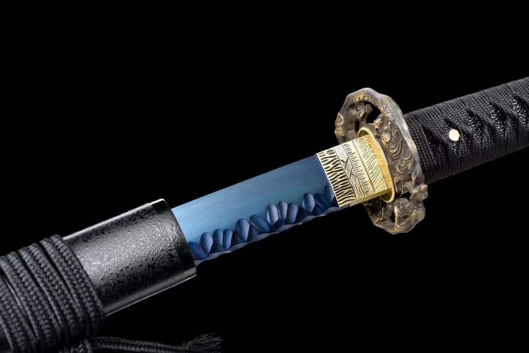 焼成打石紋武士刀【龍刃打刀】古兵器 武具　刀装具　日本刀　模造刀 居合刀