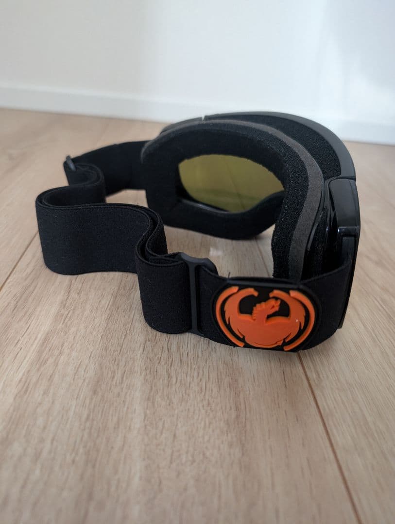 DRAGON　スノーゴーグル ミラー 予備レンズ付　オレンジ