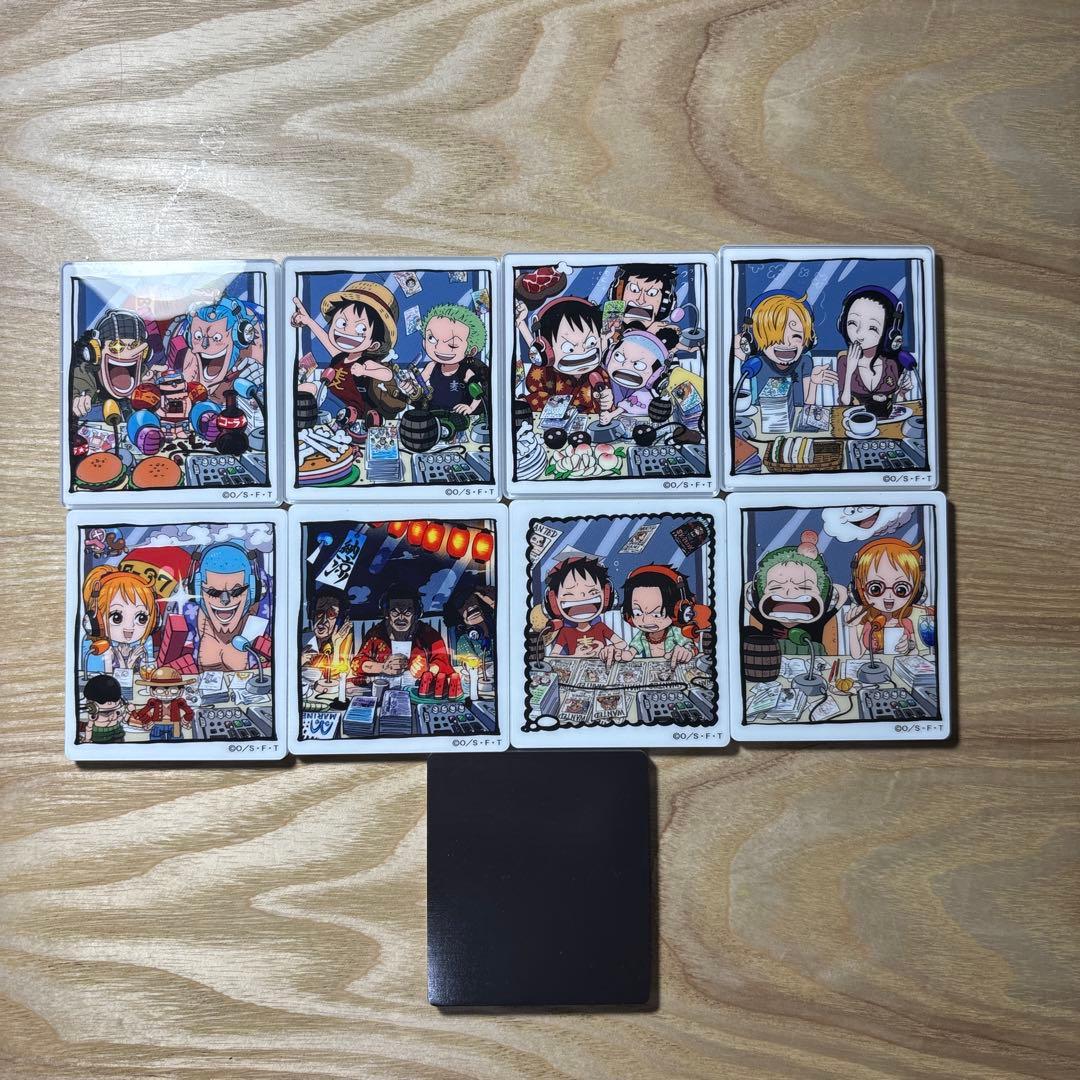 ワンピース麦わらスペーストレーディングアクリルマグネット8種➕おまけ