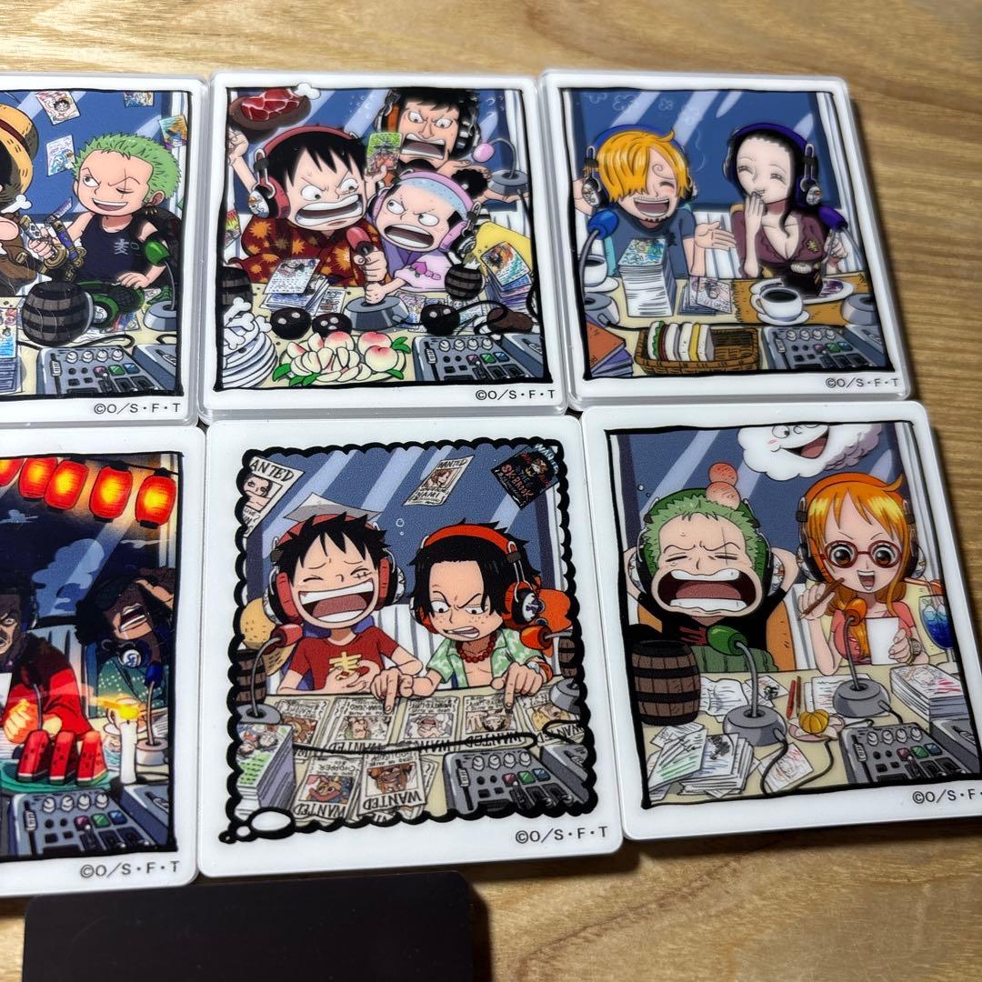 ワンピース麦わらスペーストレーディングアクリルマグネット8種➕おまけ