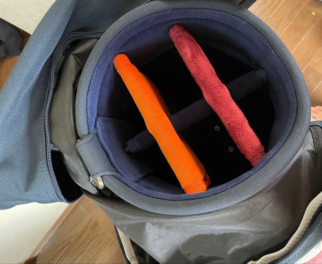 Munsingwear キャディバッグ 多機能ポケット付き