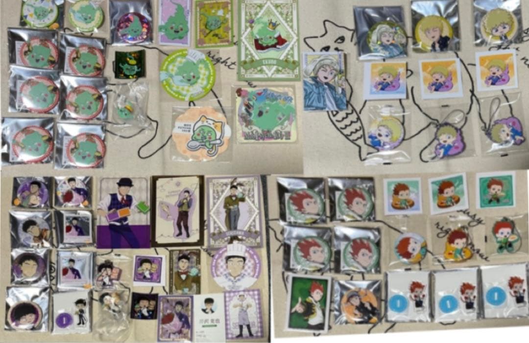 【最終価格】モブサイコ100 グッズまとめ売り エクボ テル 芹沢 ショウ