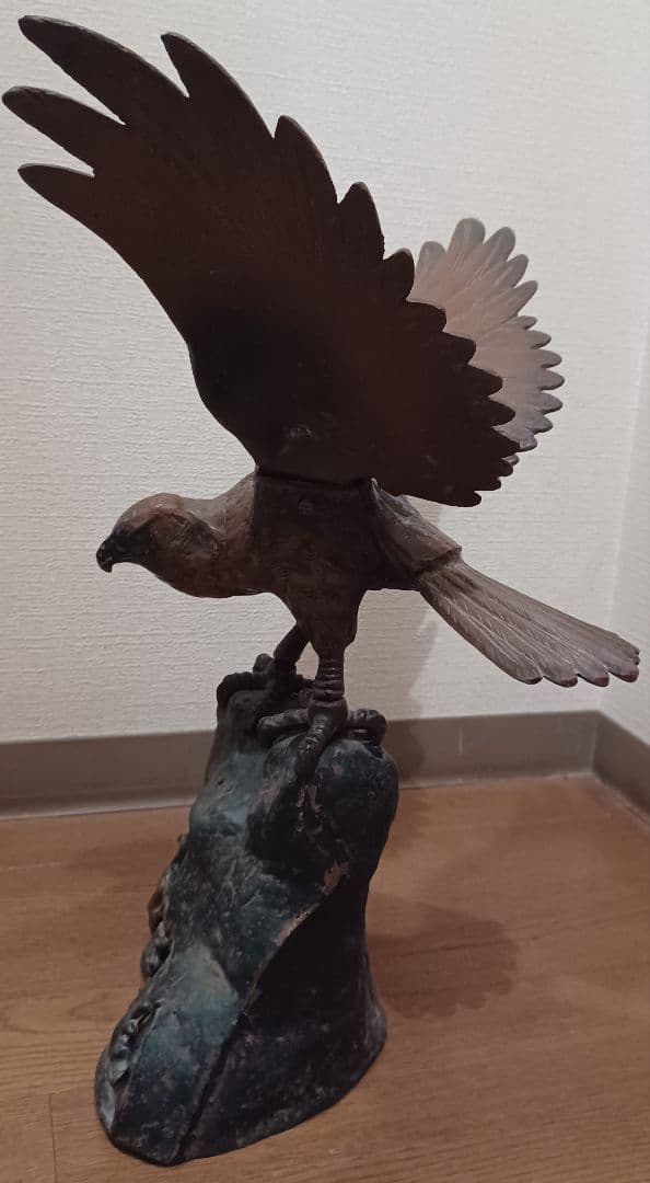 年代物 6.7kgの鷹さん(鷲さん)antique hawk or eagle