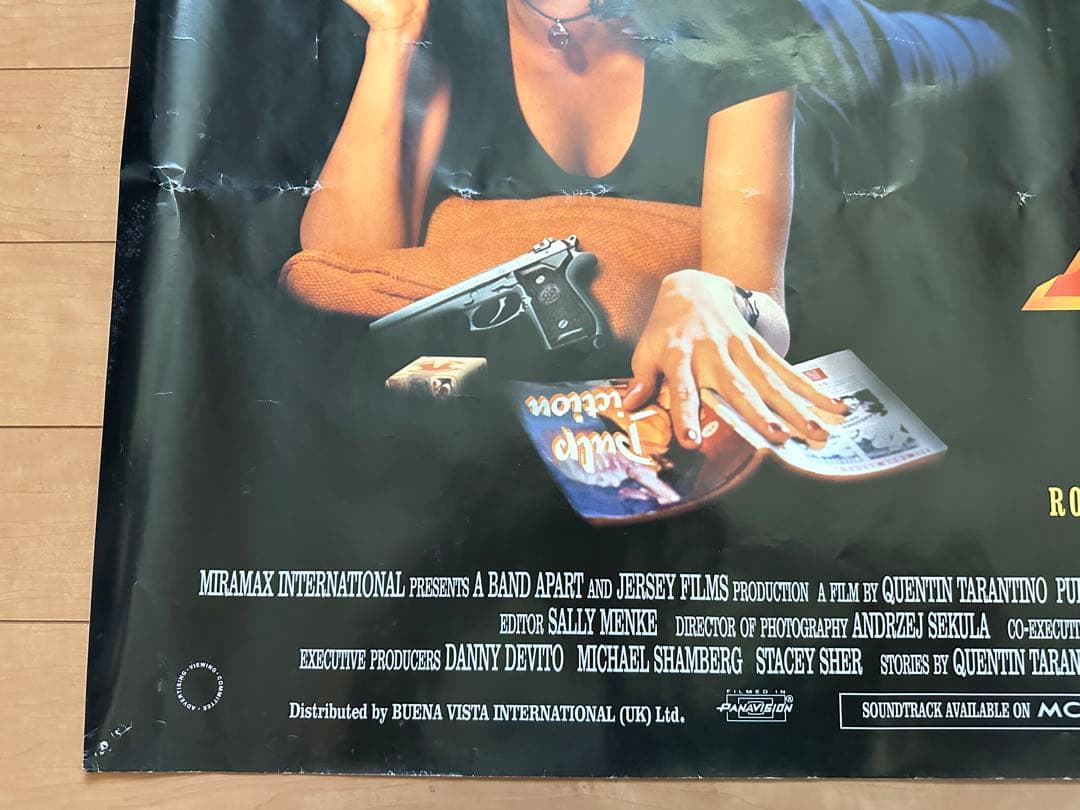 【希少品】パルプ・フィクション 映画ポスター タランティーノ ビンテージ
