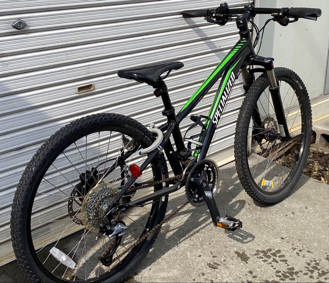 札幌限定 子供用MTB 24インチ スペシャライズド HOTROCK 黒緑