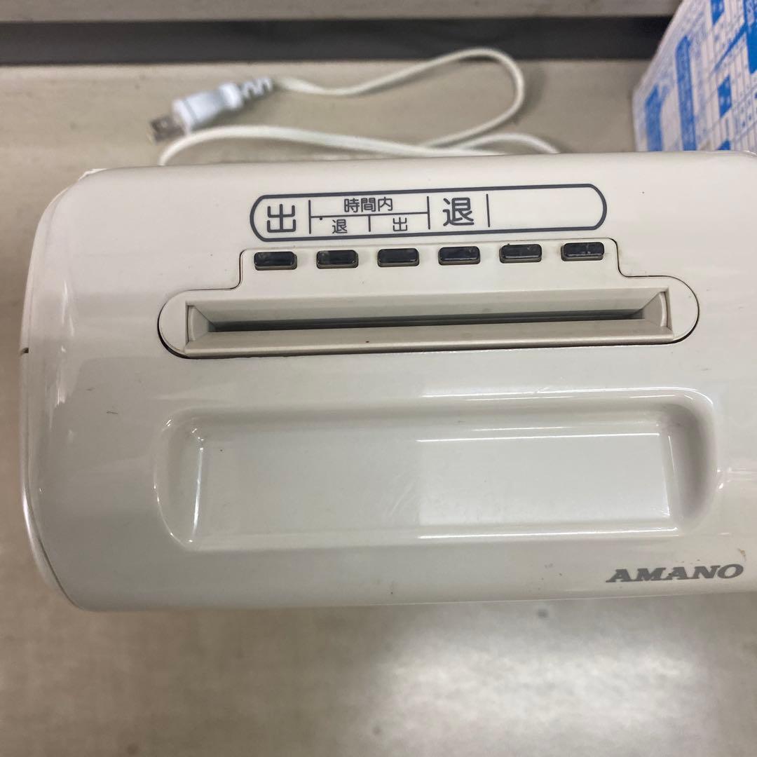 AMANO BX 2000 電子タイムレコーダー　タイムカード、箱、説明書つき