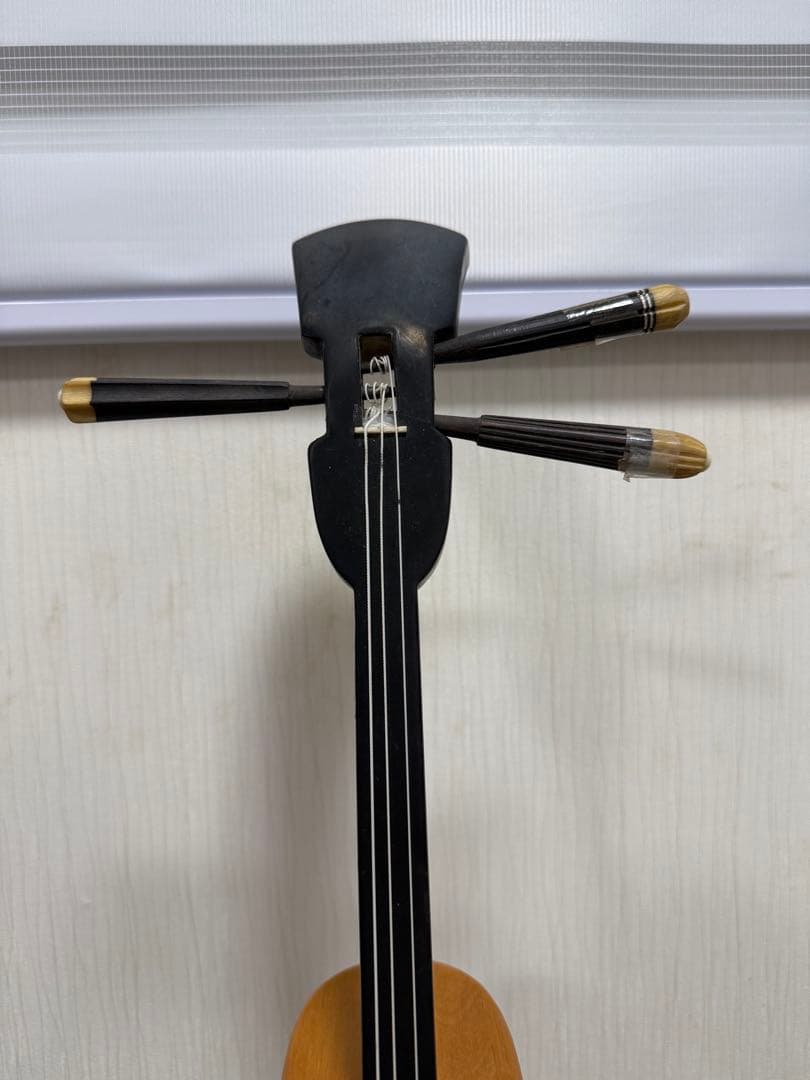 現状品　ジャンク　三線 本皮使用 蛇皮破れあり 沖縄伝統楽器 修理・部