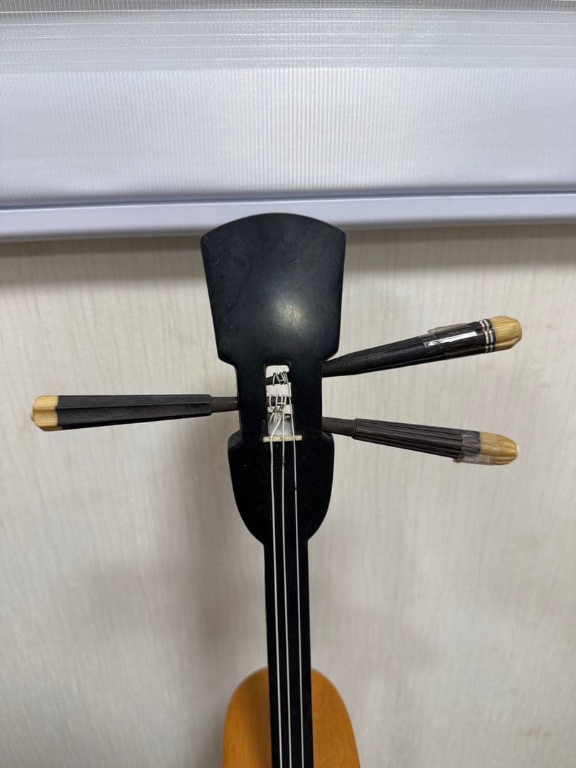 現状品　ジャンク　三線 本皮使用 蛇皮破れあり 沖縄伝統楽器 修理・部