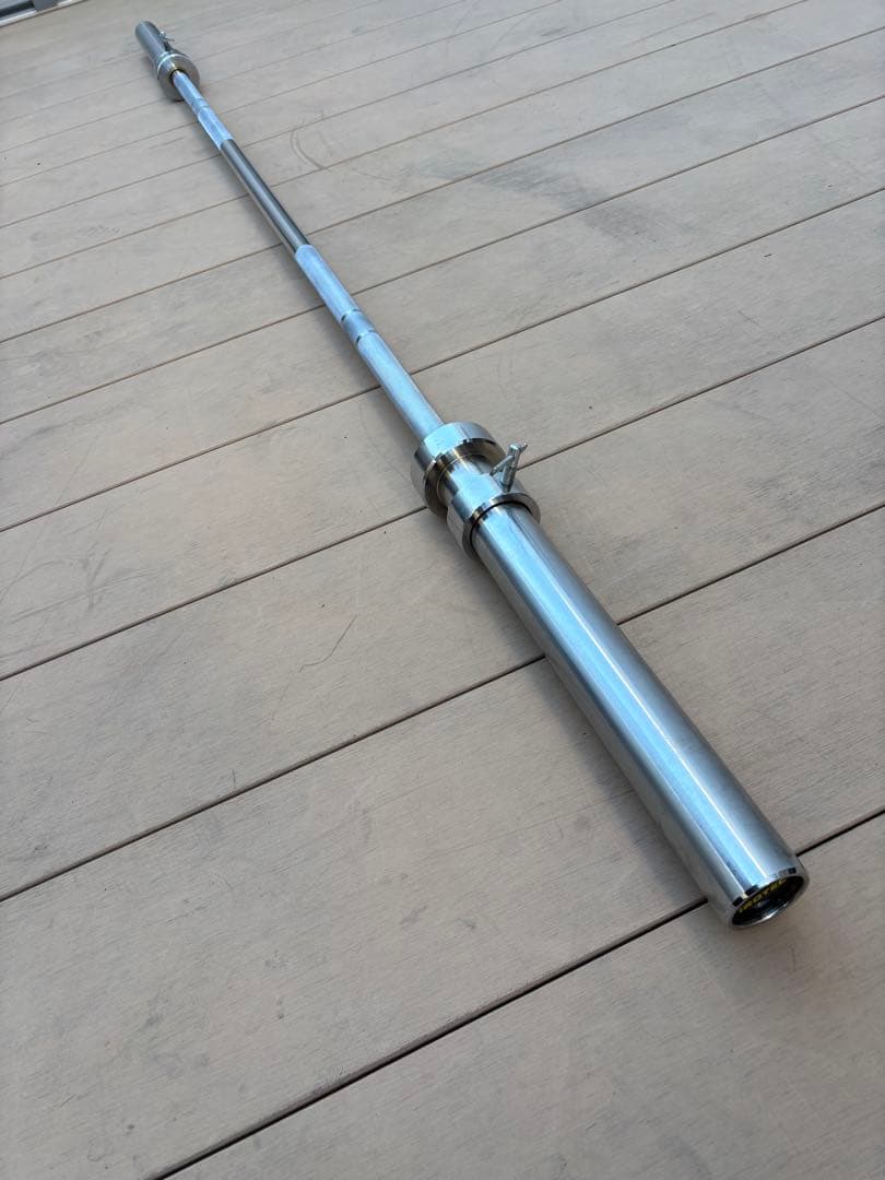 iROTEC オリンピックバーベルシャフト 径50mm 長さ220cm 引き取り