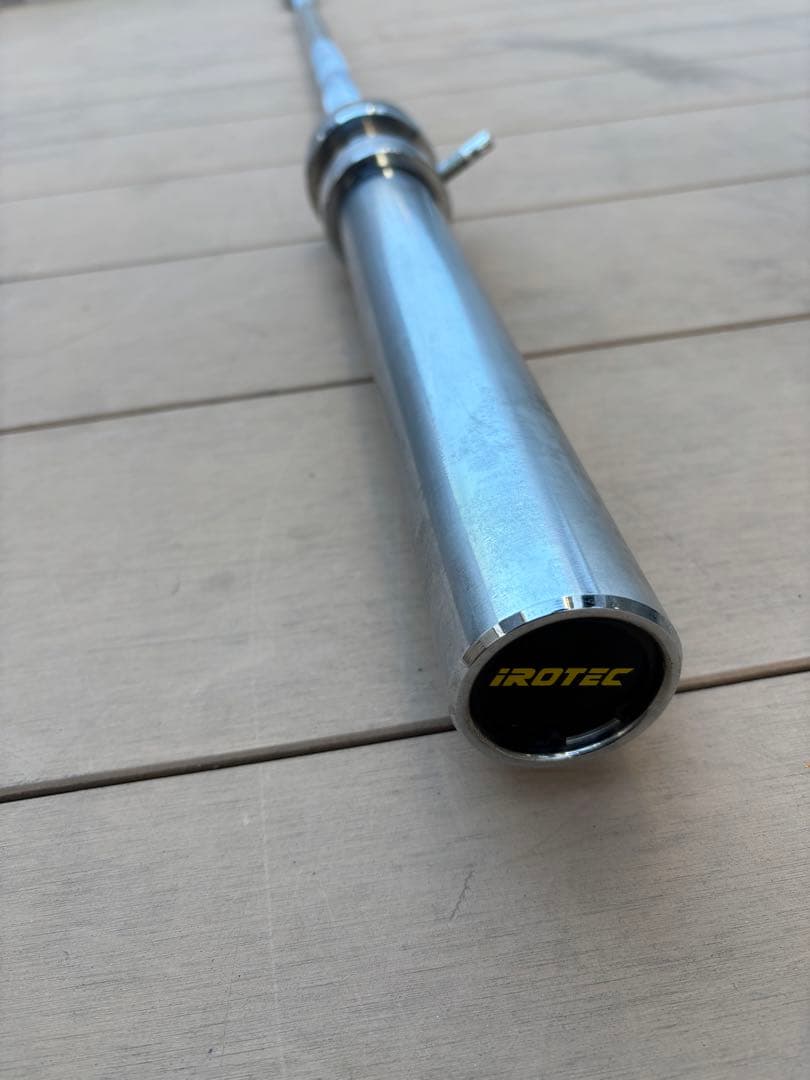 iROTEC オリンピックバーベルシャフト 径50mm 長さ220cm 引き取り