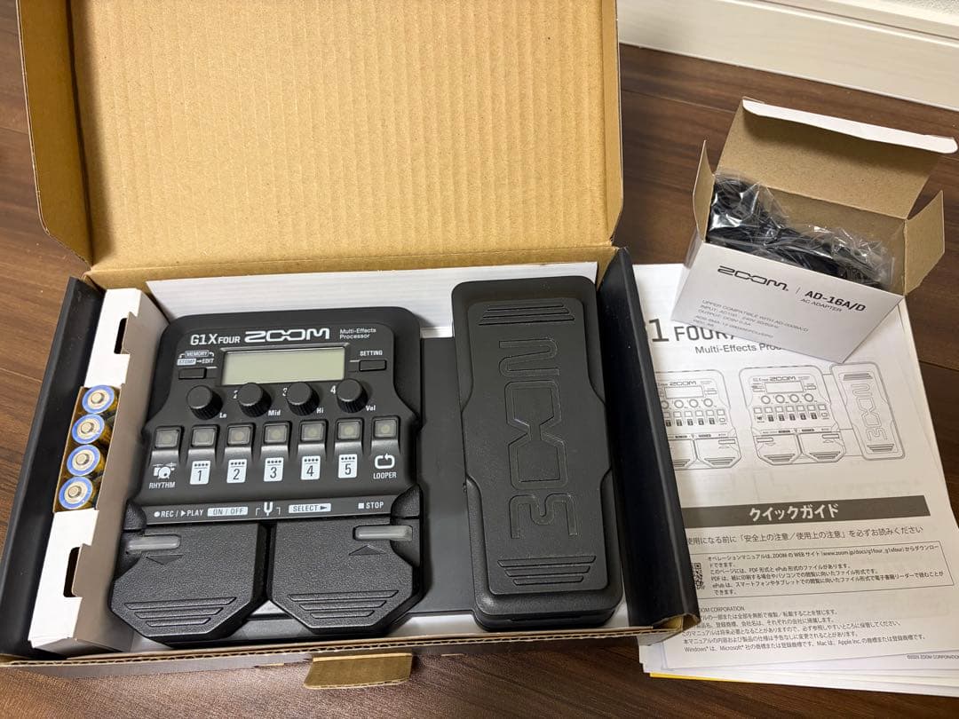 ZOOM G1X FOUR ギターエフェクター/専用ACアダプターセット
