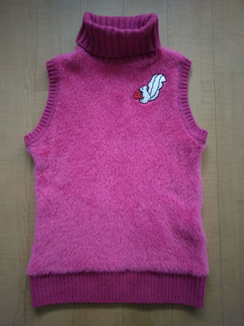 【美品】アルチビオ ピンクニットベスト36 ＆ネイビーニットスカート38 セット