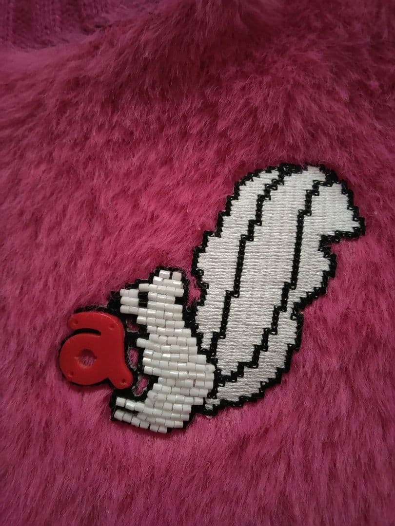 【美品】アルチビオ ピンクニットベスト36 ＆ネイビーニットスカート38 セット