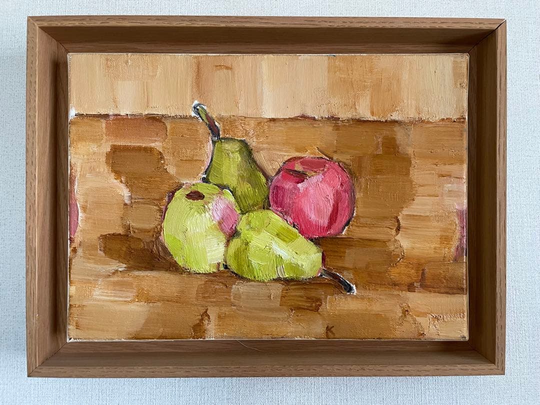 【ブリ】りんご 静物画