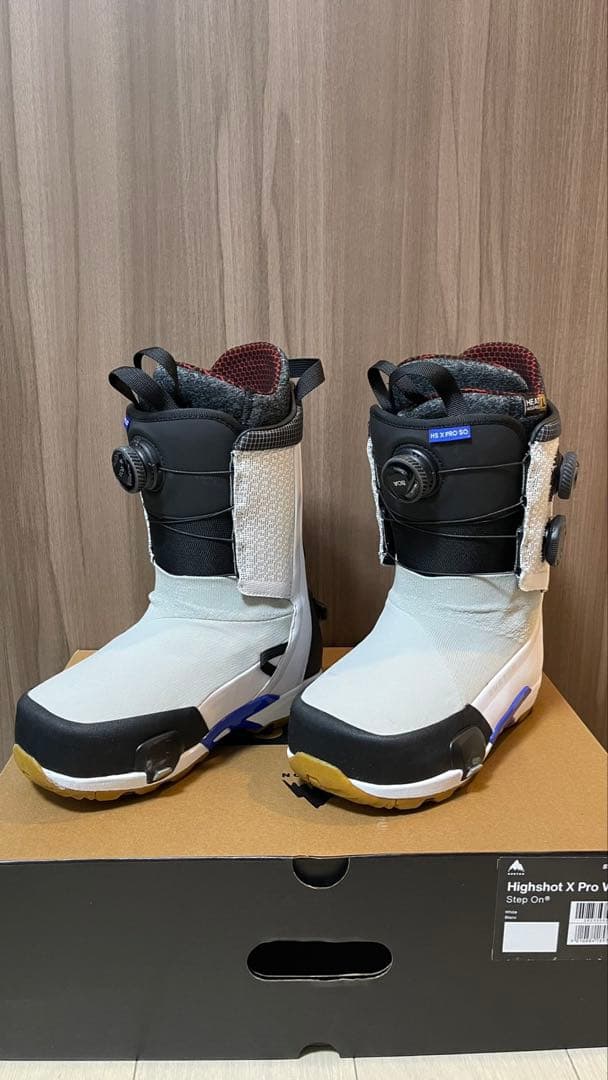 スノーボード BURTON Step On Highshot X Pro White 25.5