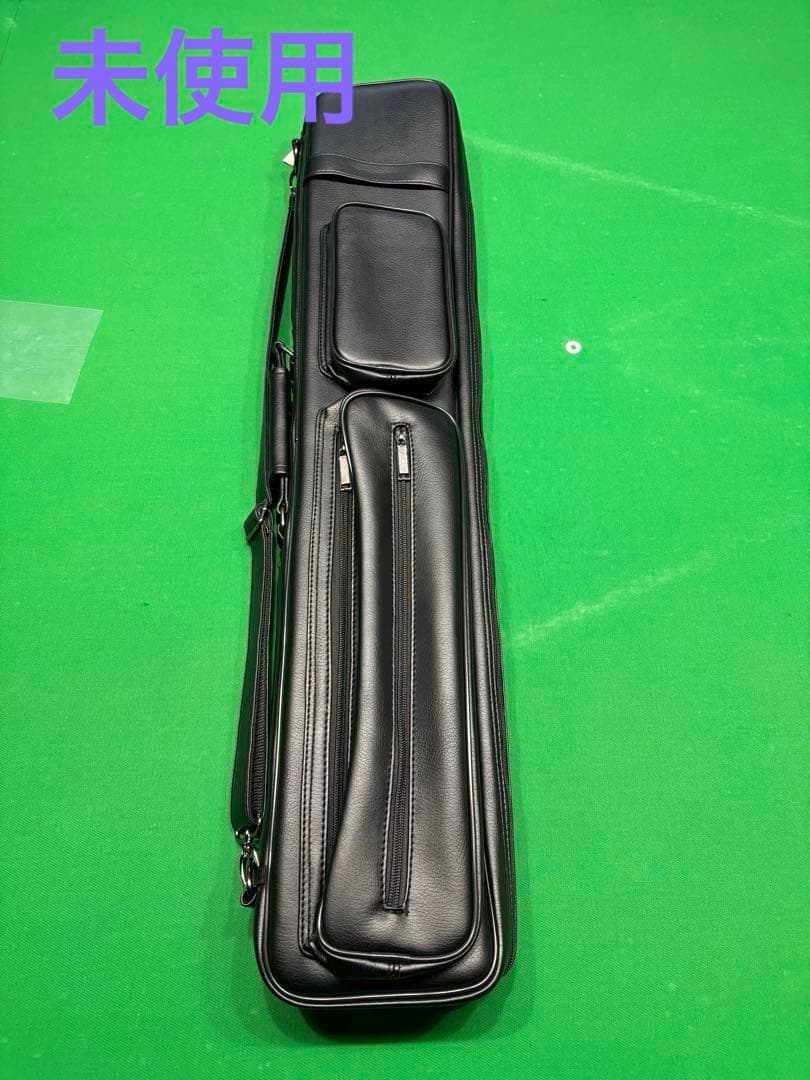 ビリヤード　ケース ブラック 合成皮革　キューケース