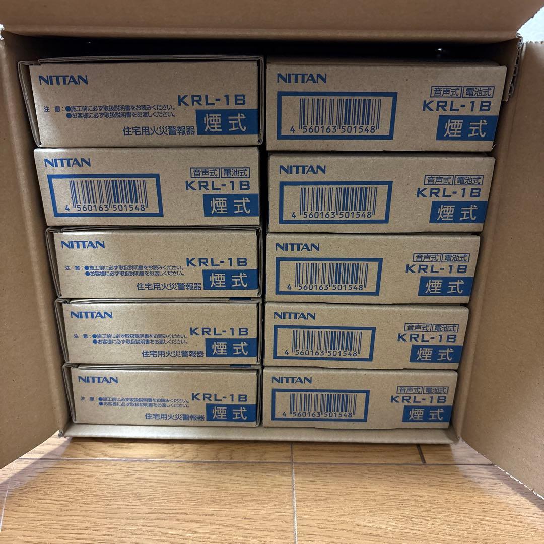 ニッタン　KRL-1B 煙式火災警報器 10個入り