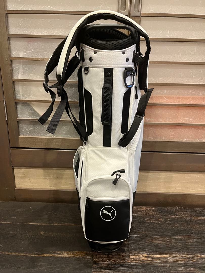 PUMA DRIVEFASTER キャディバッグ ホワイト・ブラック