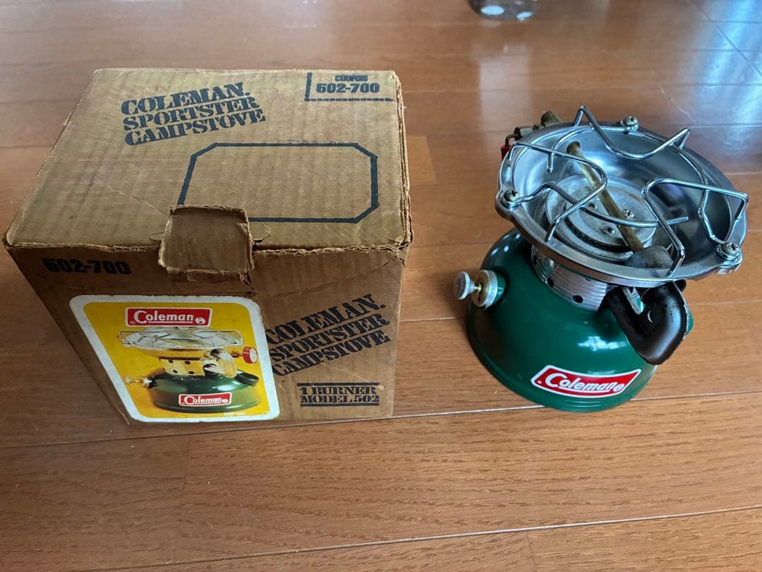 Coleman シングルバーナーコンロ 502-700綺麗　未使用　箱付き　貴重