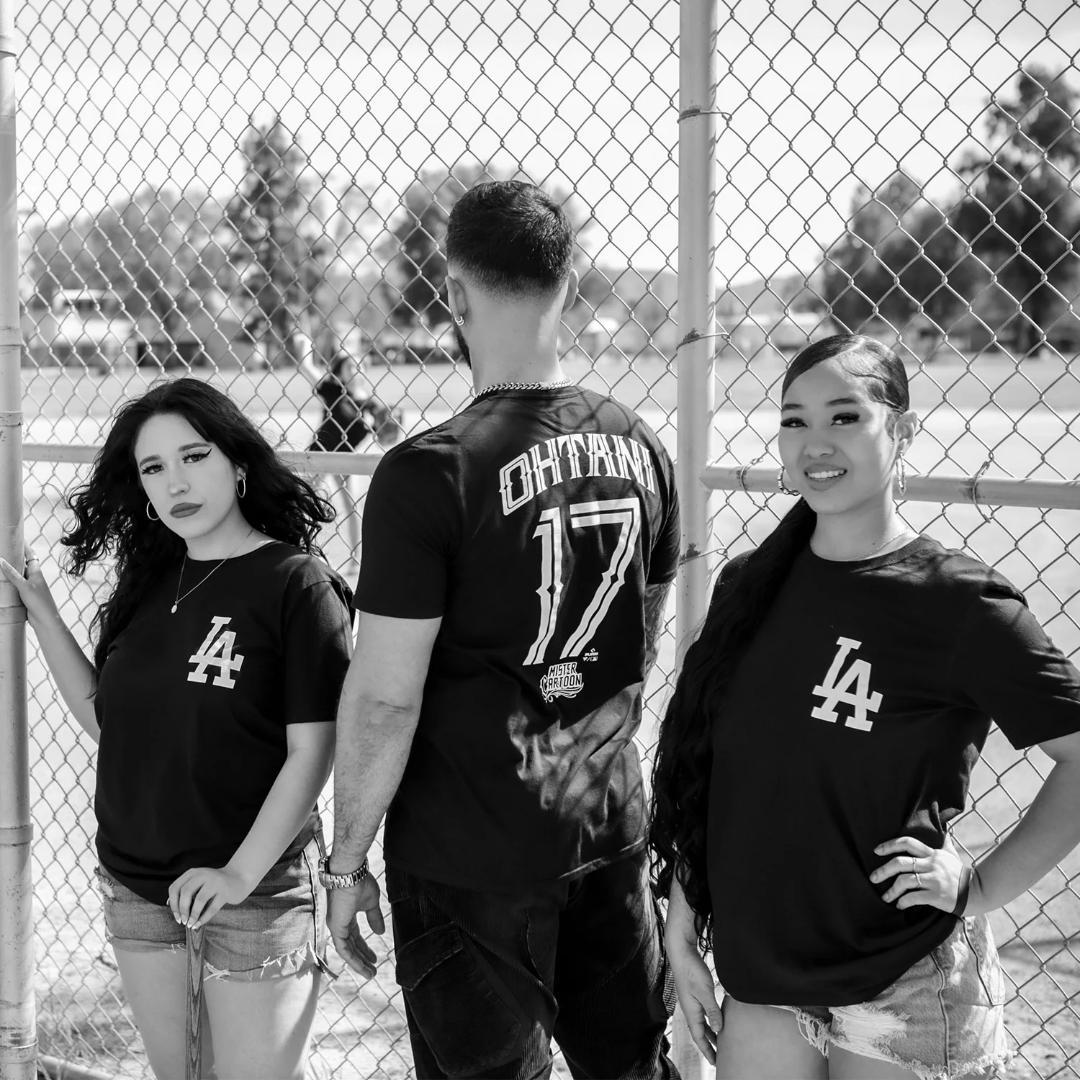 MR CARTOON DODGERS SHOHEI OHTANI TEE 黒