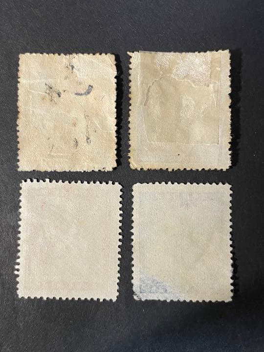 中国切手　中華民国切手1954（常81）4種完　使用済