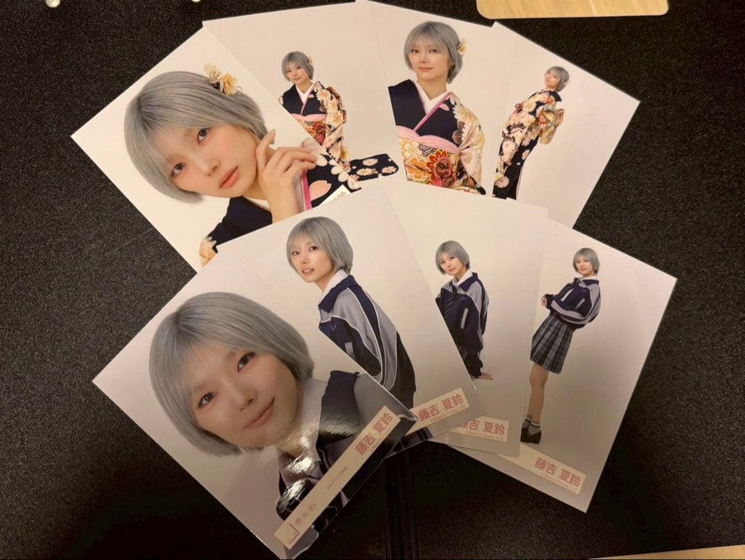 藤吉夏鈴　櫻坂46 生写真　2026年 振袖　スタイリング制服　8種コンプ　⑨