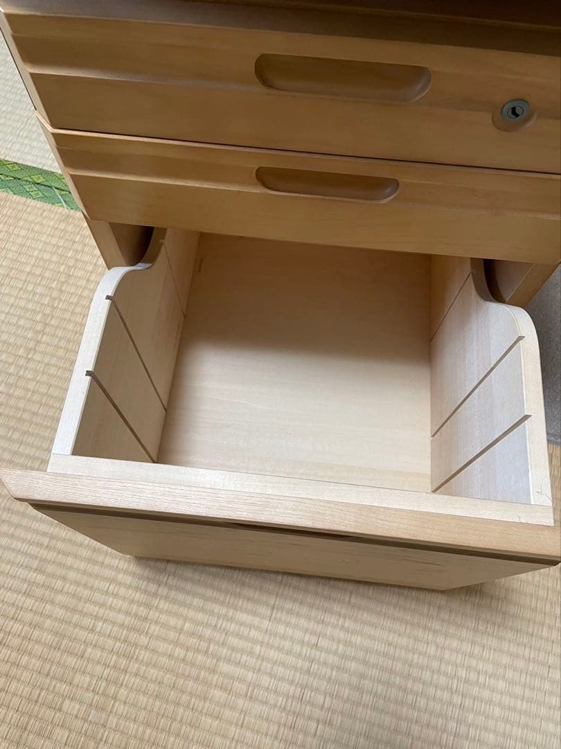 sara  ❸カリモク ボナシェルタ ワゴン（学習机）