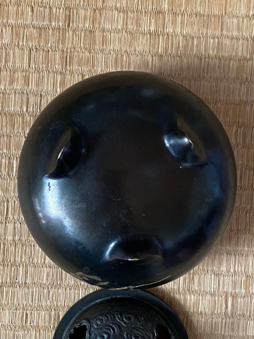 ♦獅子飾り 三足香炉 ？高岡銅器 銅製 唐金 香道具 置物 飾り 骨董品