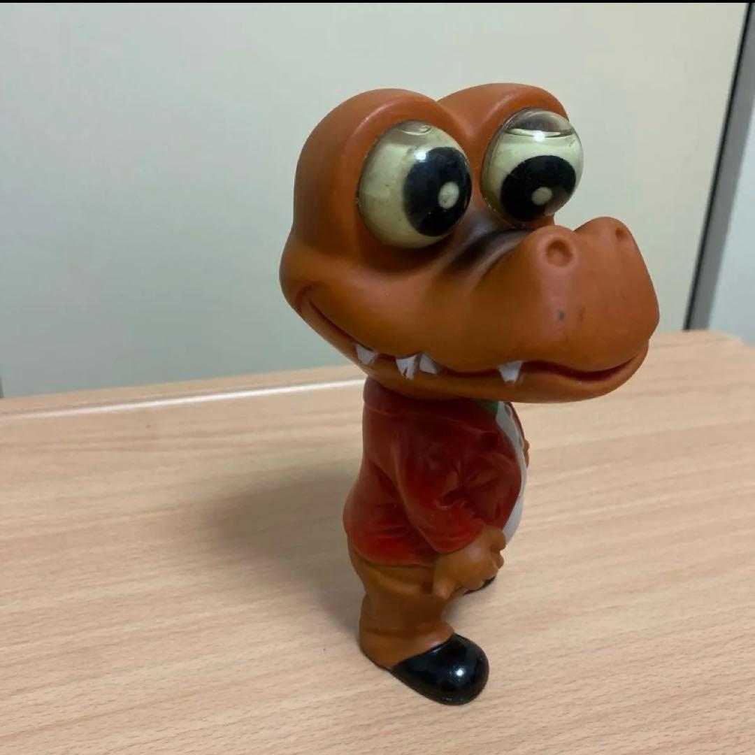 超希少！昭和レトロ ソフビ　丸石製薬　ソセゴン　ワニ　ソフビ　非売品