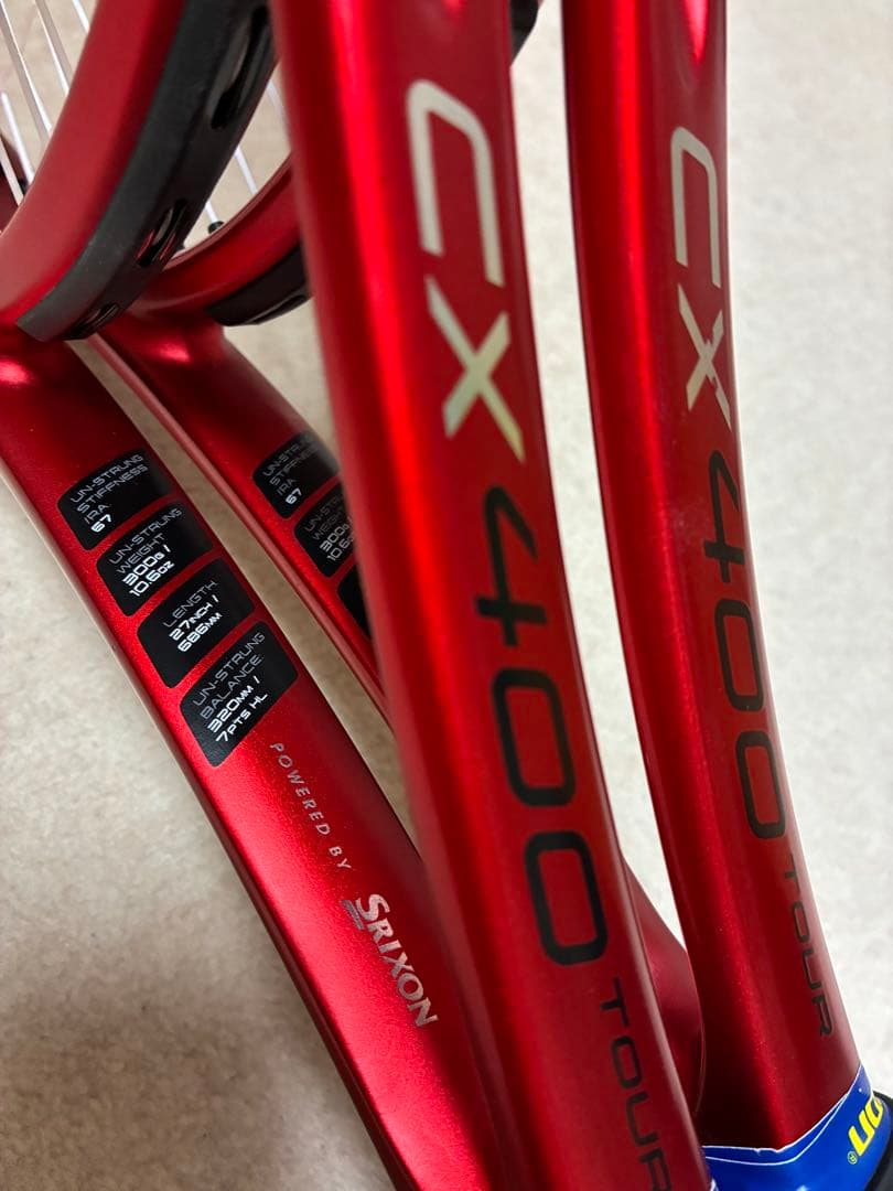 ダンロップ CX 400 TOUR テニスラケット 2本セット