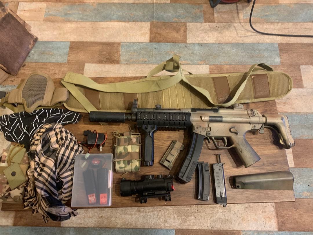 東京マルイ　スタンダード電動ガン　MP5A5 マウントスコープ　3面レールセット