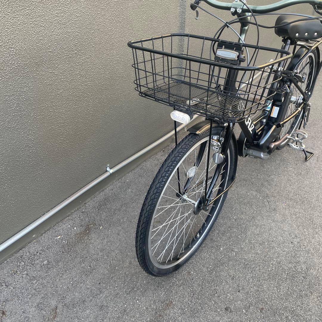 ブリヂストン電動アシスト自転車26インチ 12.3Ah ブラック