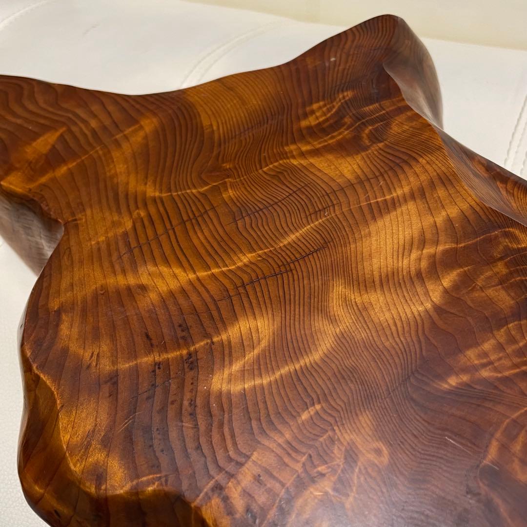 屋久杉台座 花台 飾り台 工芸品 置台 希少置き台 世界遺産 生け花 屋久島