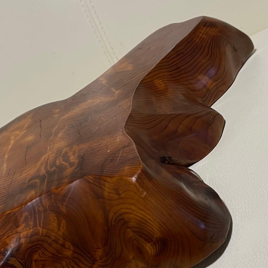 屋久杉台座 花台 飾り台 工芸品 置台 希少置き台 世界遺産 生け花 屋久島