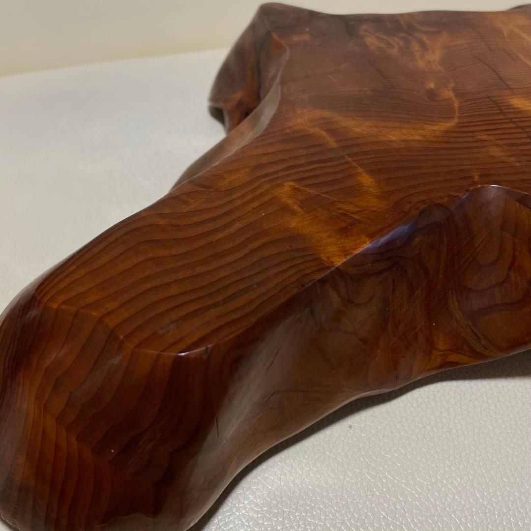 屋久杉台座 花台 飾り台 工芸品 置台 希少置き台 世界遺産 生け花 屋久島