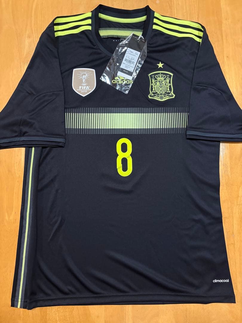 超希少 正規品 新品 スペイン代表 アウェイ 14/15 シャビ XOサイズ