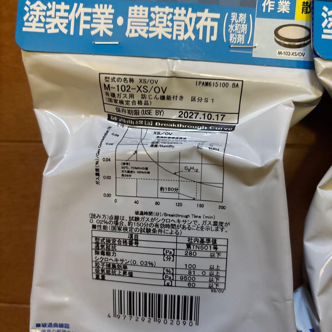 シゲマツ　面体　防毒マスク　塗装　農薬散布