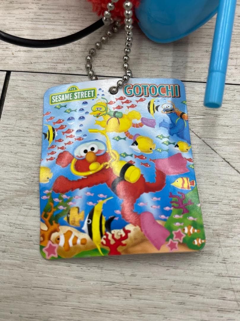 希少 当時物 セサミストリート 水族館 エルモ ぬいぐるみ マスコット 12個