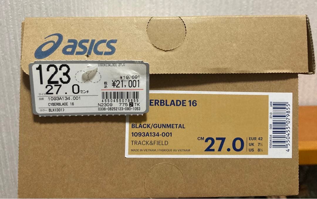 asics CYBERBLADE16 未使用品27㎝　交渉有　アシックス