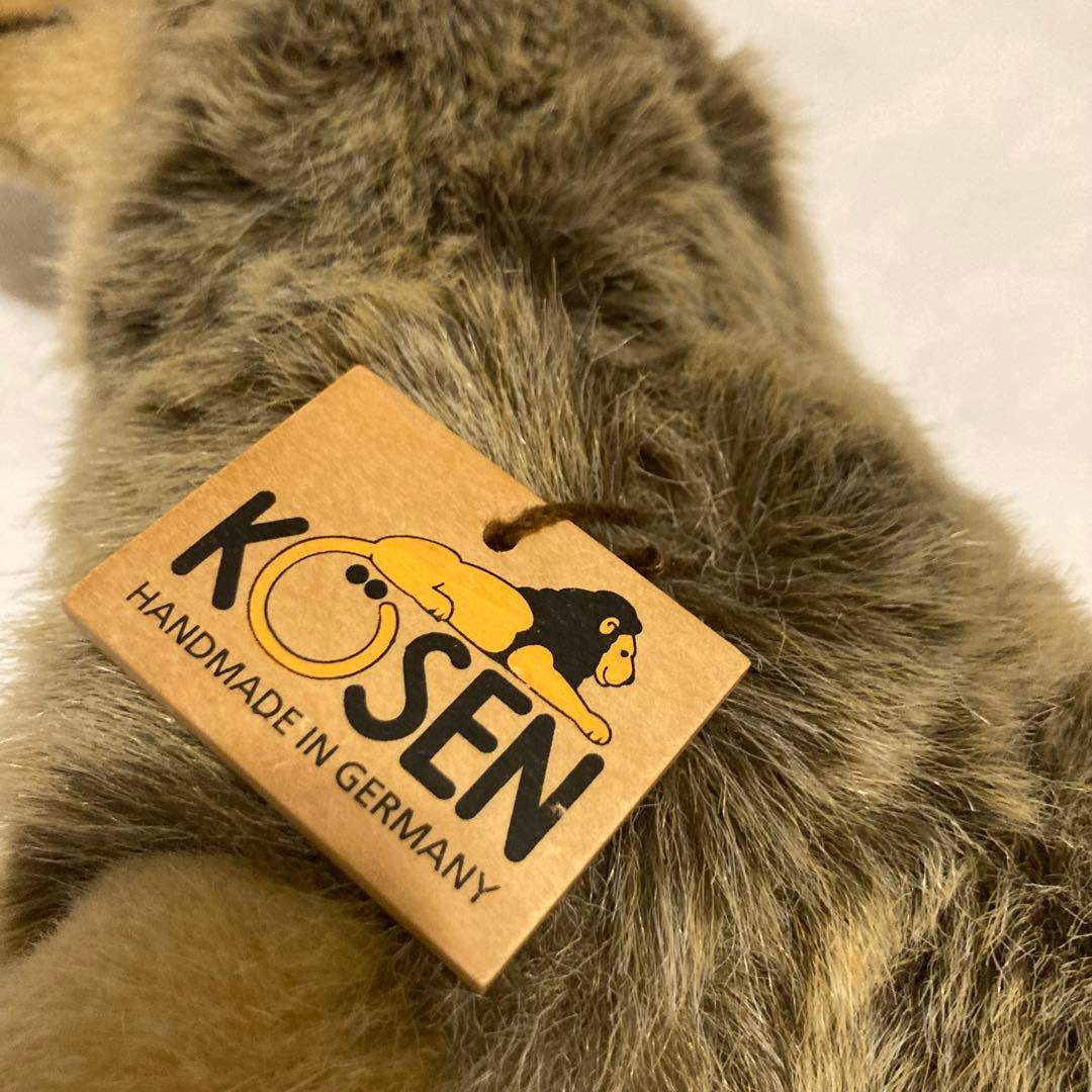 ドイツ製狼おおかみのリアルなぬいぐるみ 中型