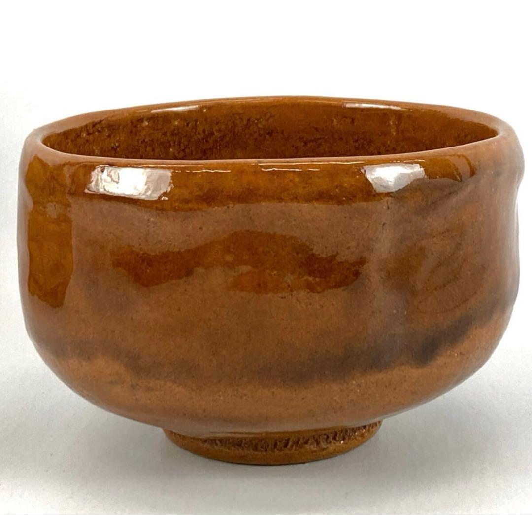 大樋焼 飴釉 抹茶碗 茶道具 お茶碗 大樋一平造