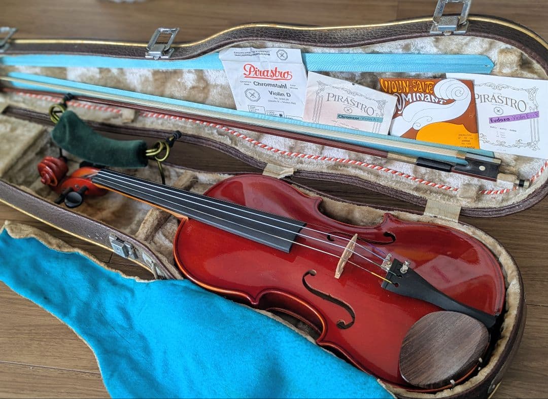 チェコ製 ストラディバリウス バイオリン 4/4 弓 a.rau＊＊ ケース一式