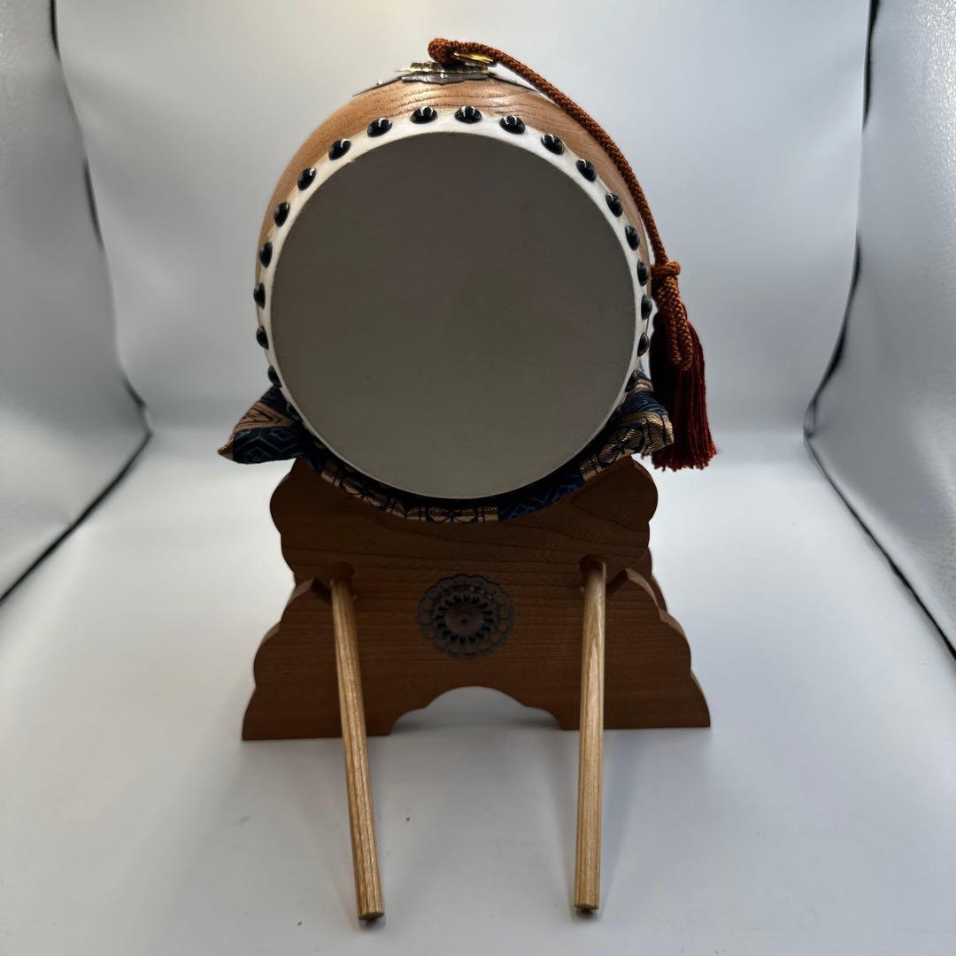 小型和太鼓 バチ付き 伝統的デザイン