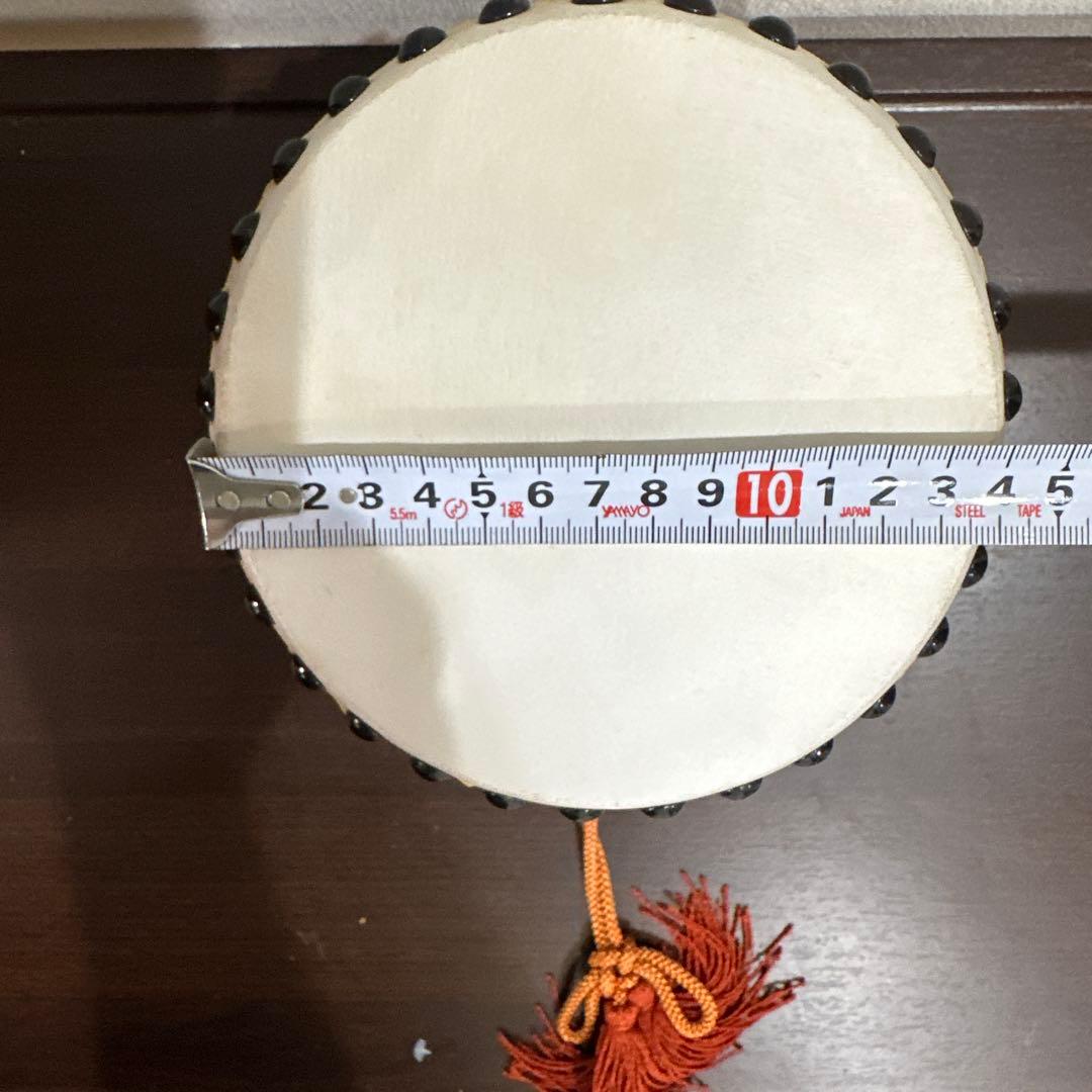 小型和太鼓 バチ付き 伝統的デザイン