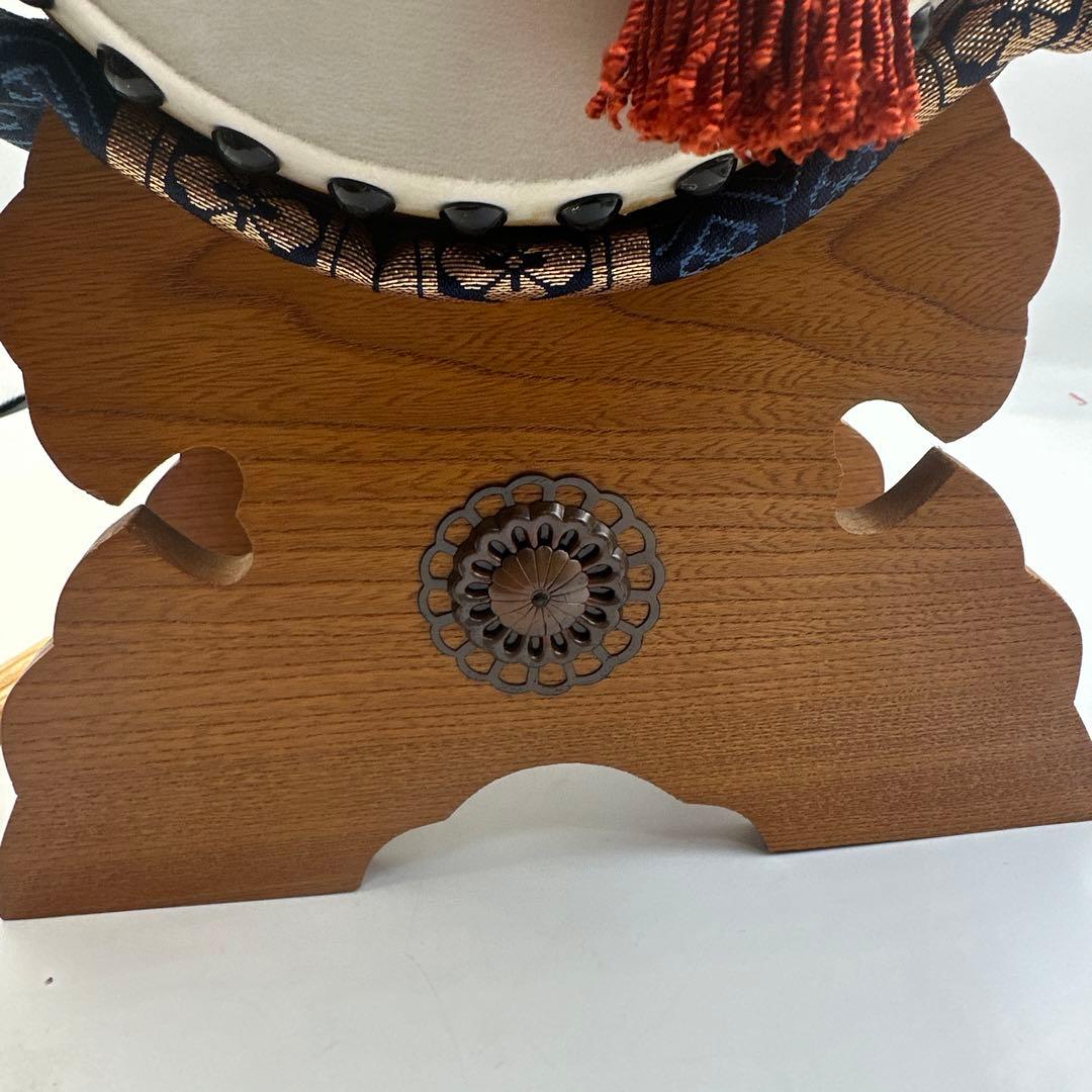 小型和太鼓 バチ付き 伝統的デザイン